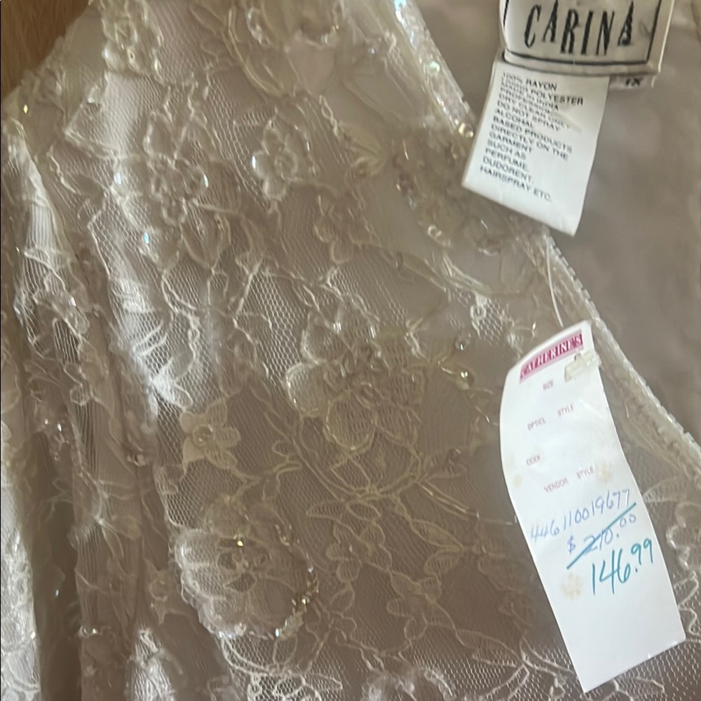 Carina Cream Lace Wedding Dress